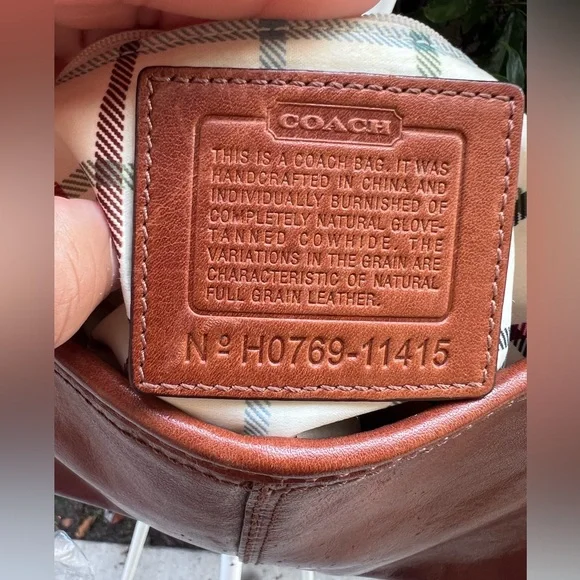 SOLD- Coach Bleecker Leather Shoulder Bag – Style No. 11415 - Picture 5 of 8